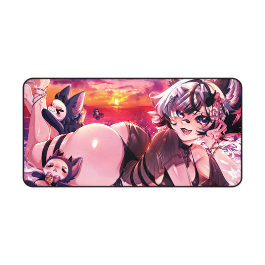 'Beach Day with the Shibs' | Without Tail Mouse Pad 【Large】