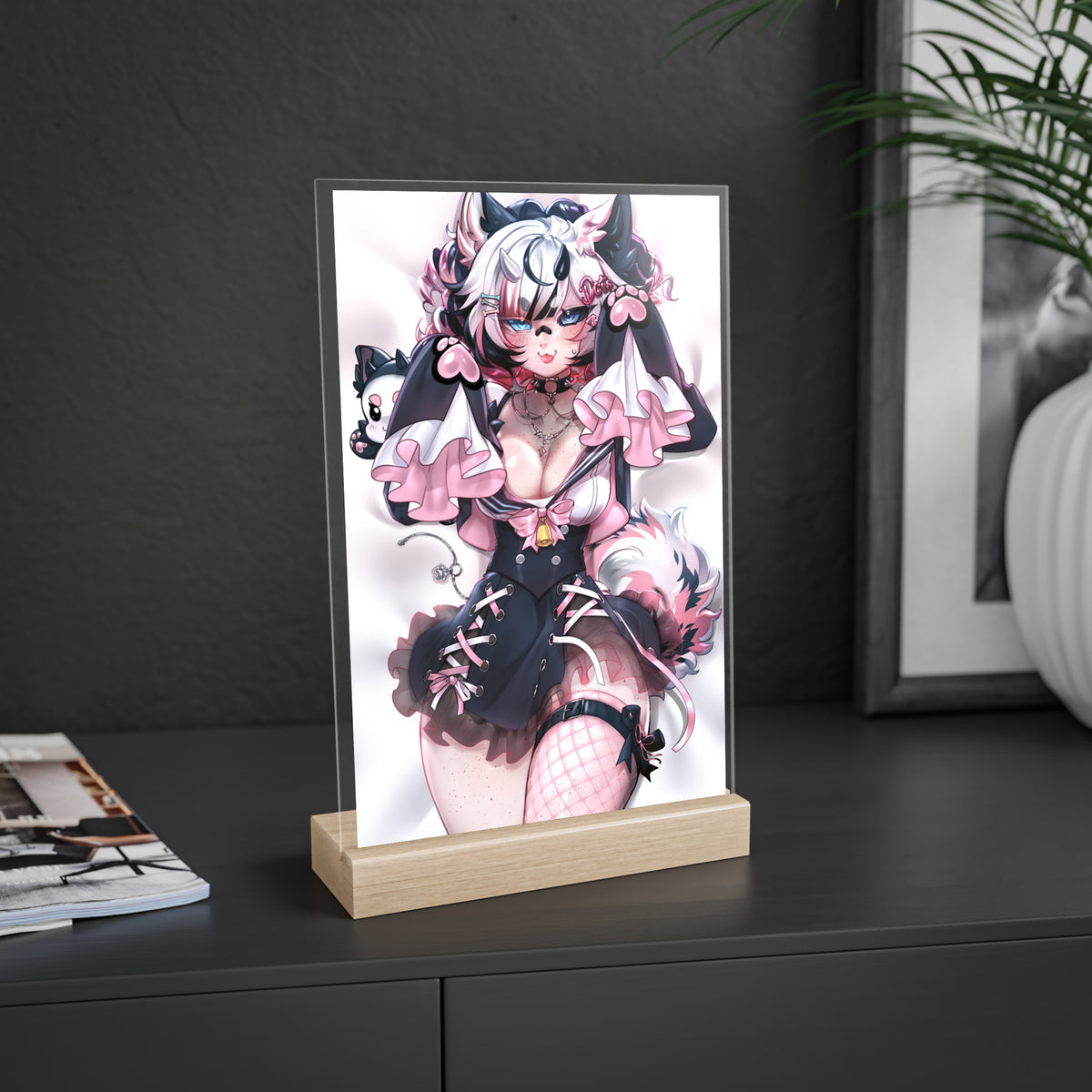 Laydown Dot Wooden Stand