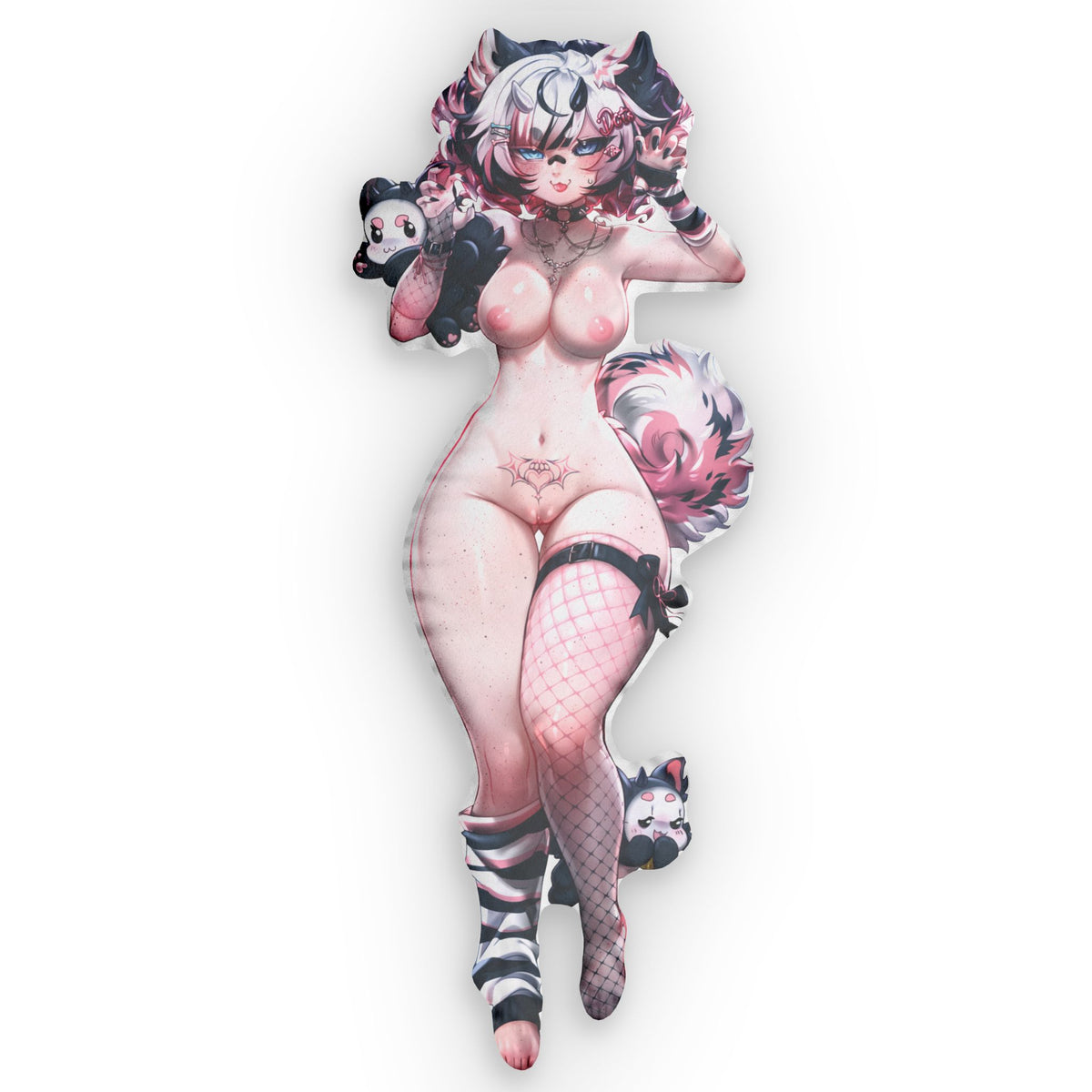 18+ Dots Pillow 【Front - Full Body】