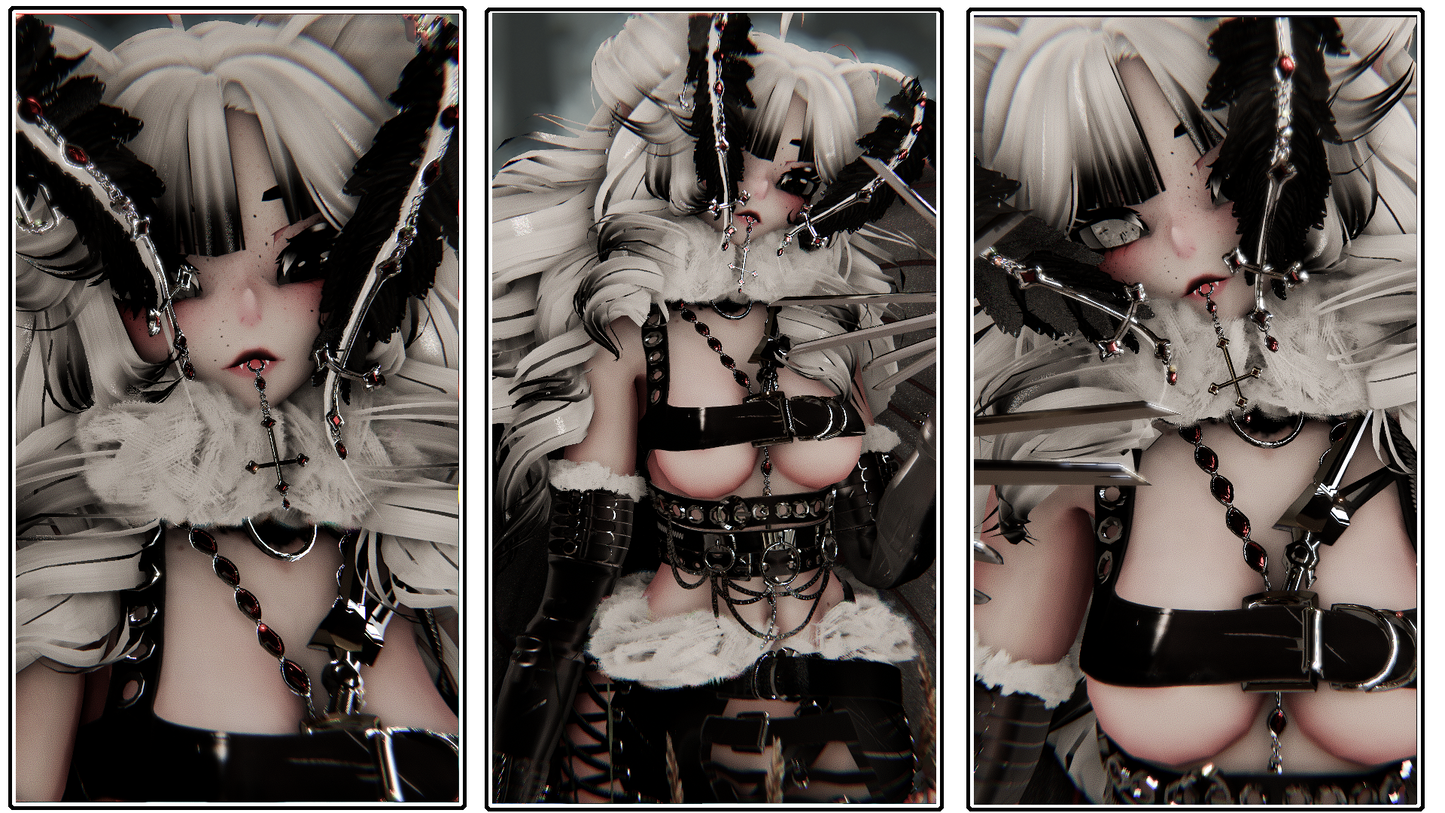 ╭┈ヾGa'thic Scissor Hands 🦋