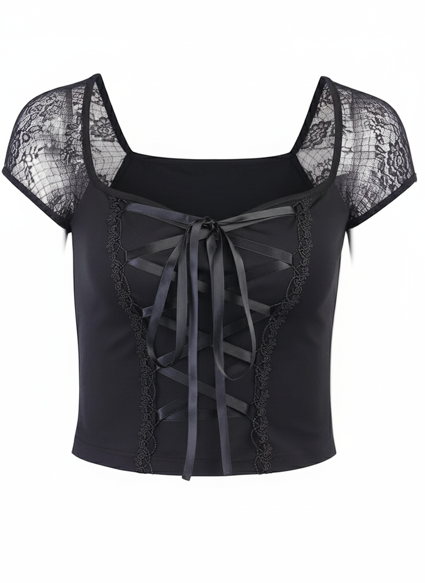 Shadowlace Bandage Top