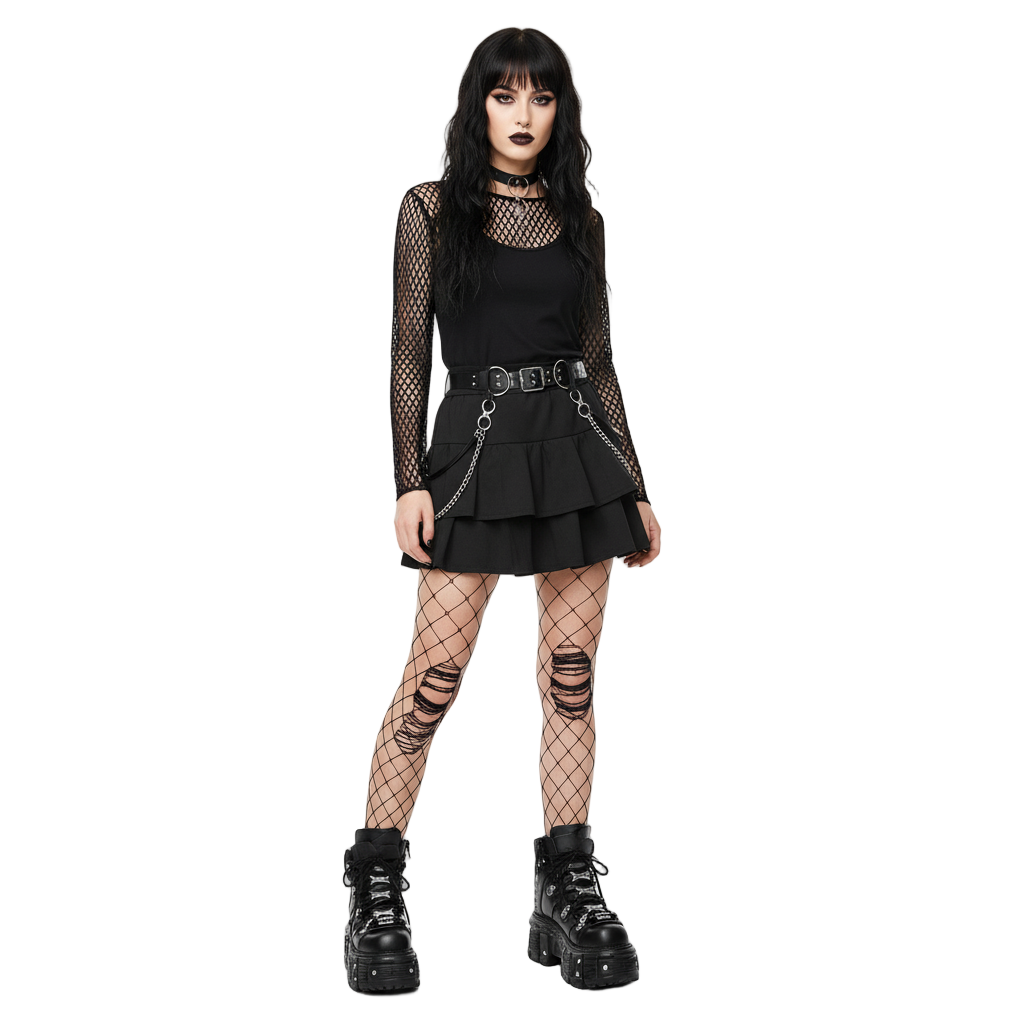 Shadow's Lace-Up Platform Boots