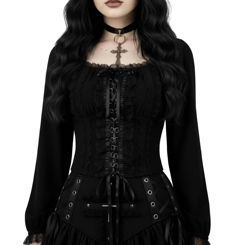 Phantom Charm Lace Top