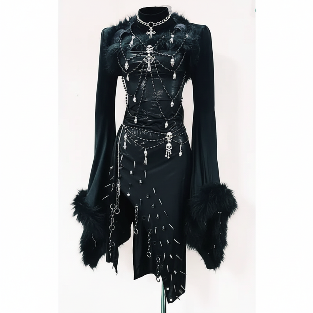 Raven's Wraith Gothic Dress