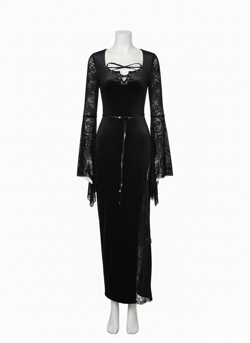 Nightshade's Elegant Long Dress