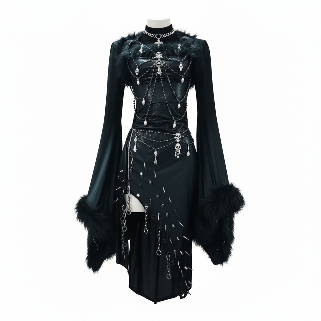Raven's Wraith Gothic Dress