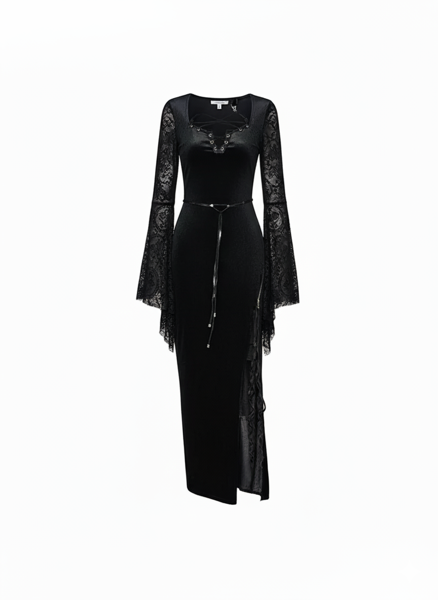Nightshade's Elegant Long Dress