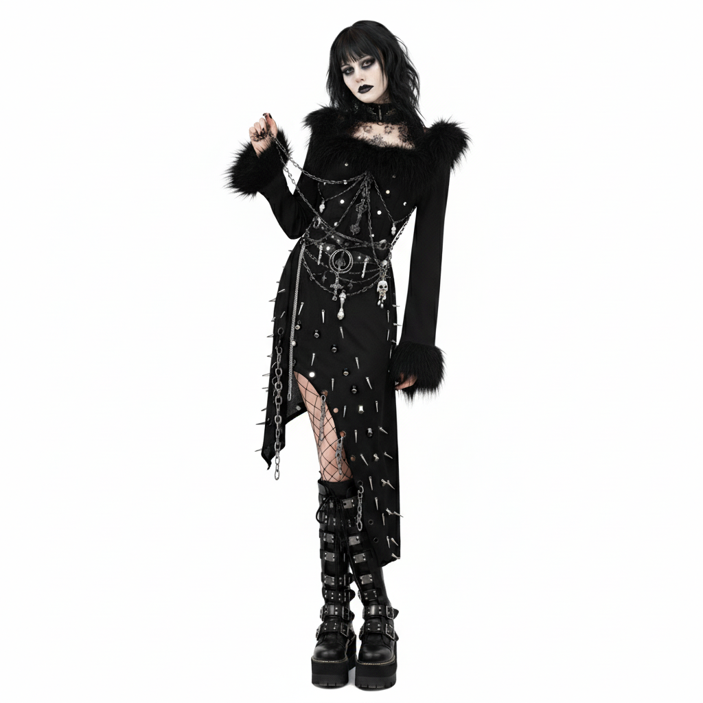 Raven's Wraith Gothic Dress