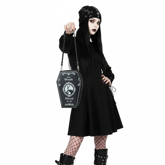 Miss Dysmorphia's Dark Coffin Purse