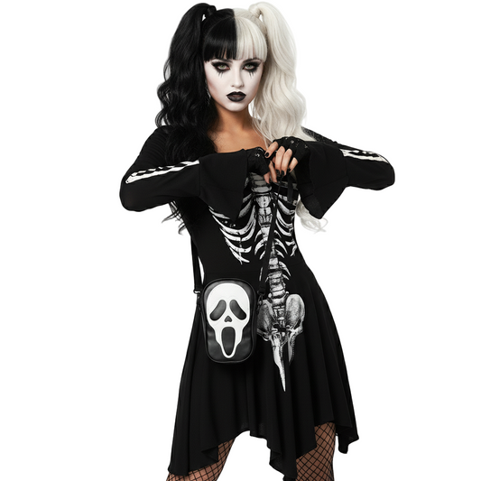 Mrs. Spooky, Skeleton Shoulder Bag
