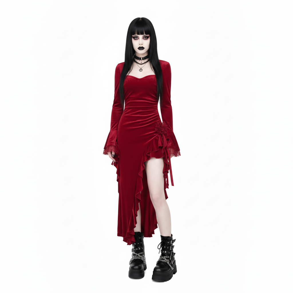 Miss Blood Shred Long Dress