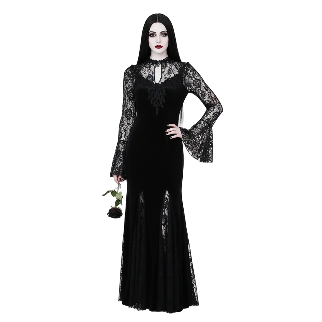 Moonlit Palace Goth Dress