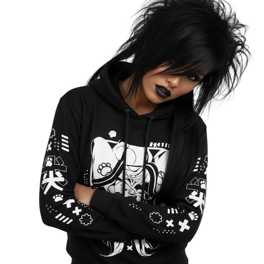 Dots Demon Shiba Hoodie