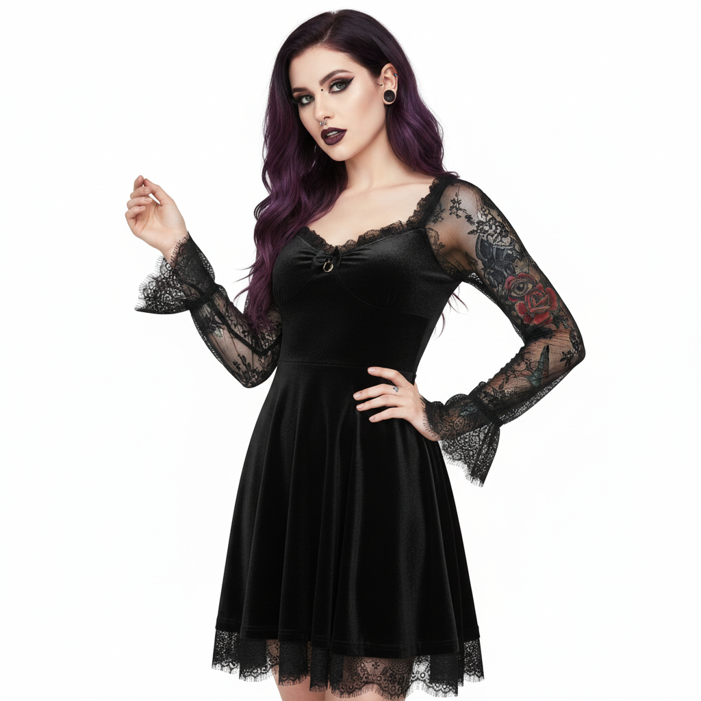 Gothic Date Night Dress