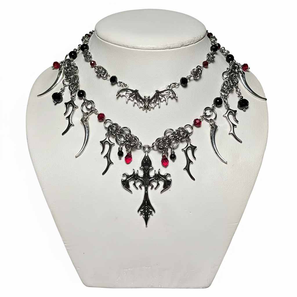 Blood Bat Necklace