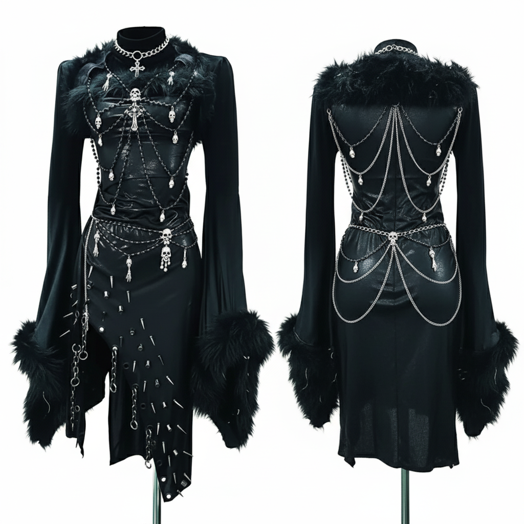 Raven's Wraith Gothic Dress