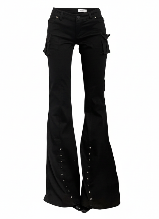 Mr. Low 's Rise Flare Pants