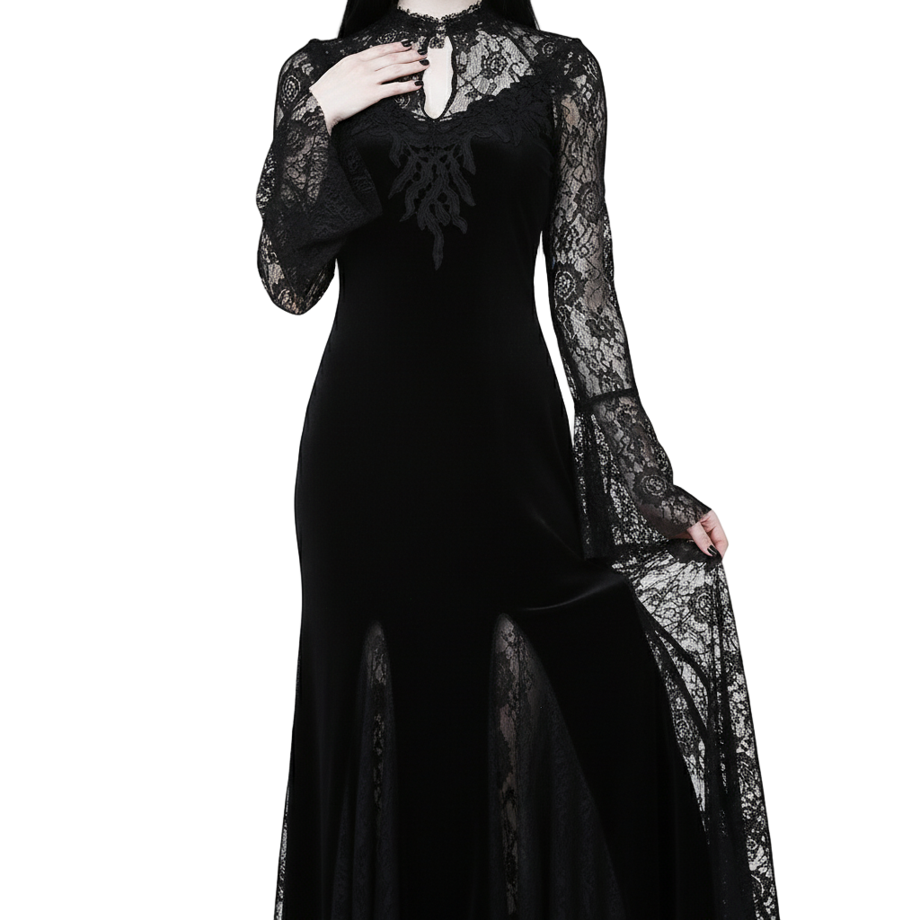 Moonlit Palace Goth Dress