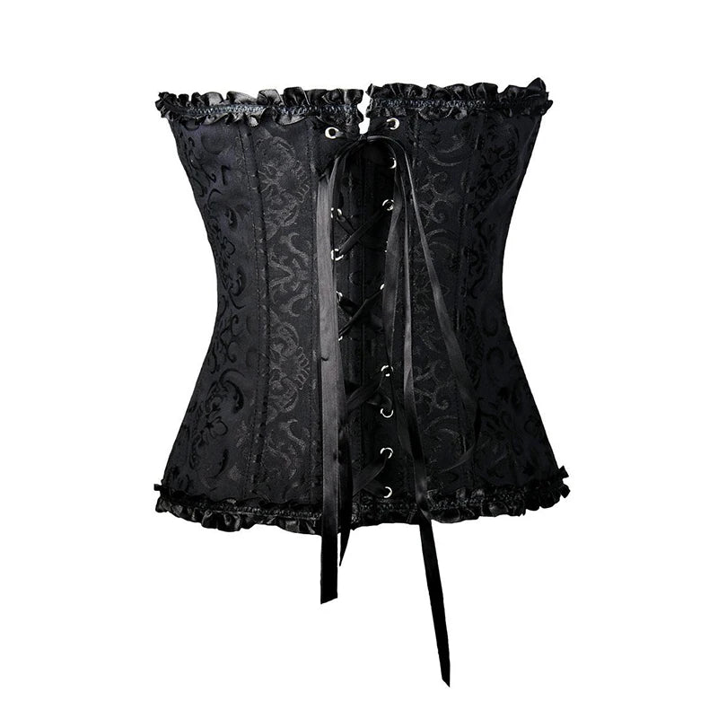 Raven Floral Corset
