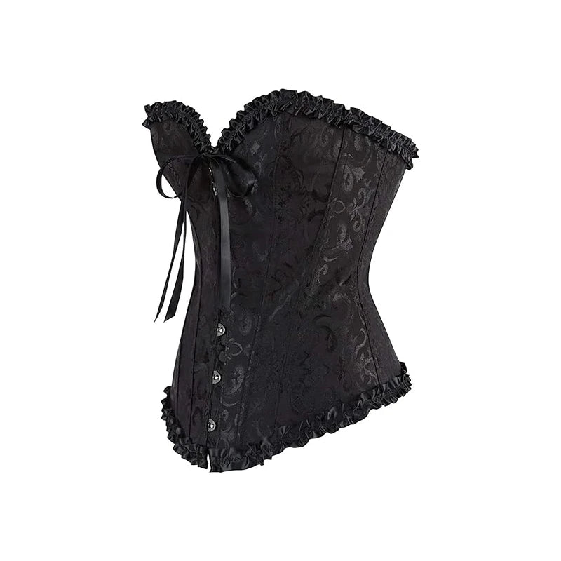 Raven Floral Corset