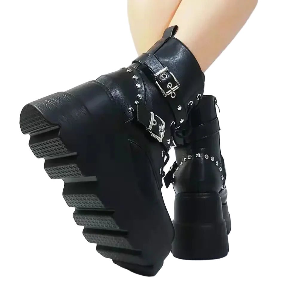 Ravenstrike Lace-Up Boots
