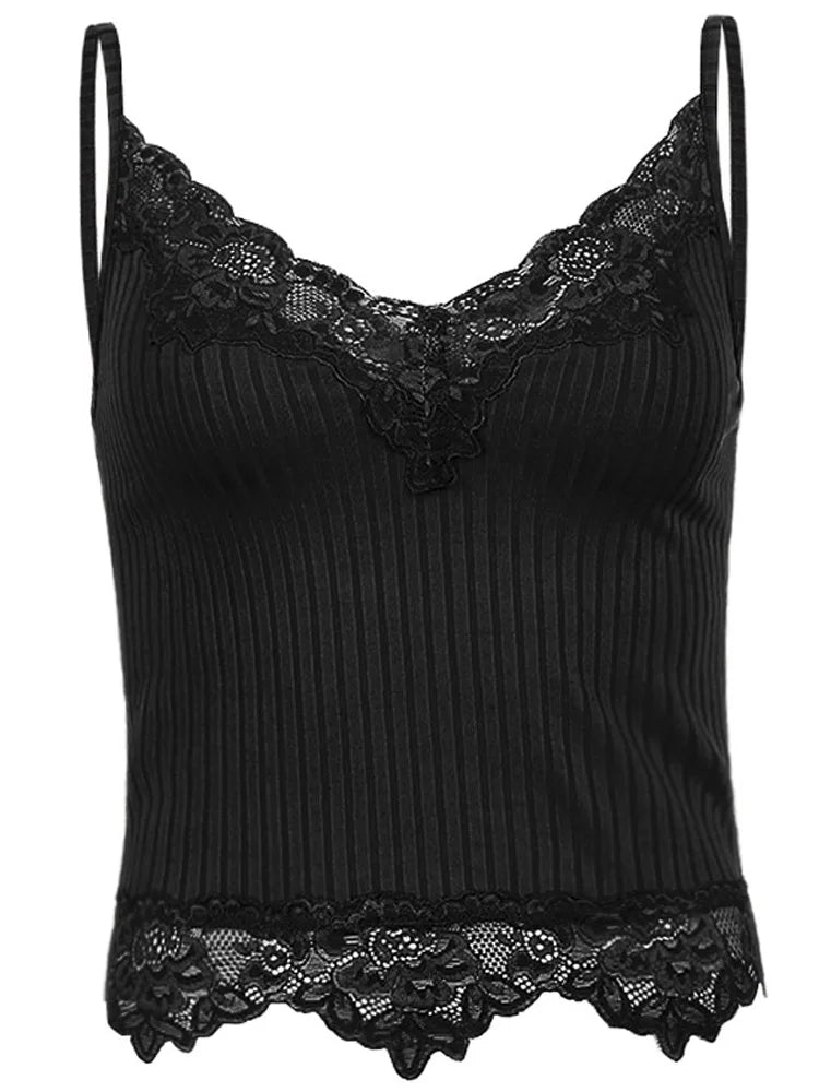 Lace Camis Crop Top