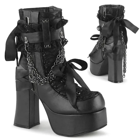 Goth Mama's Ribbon Boots