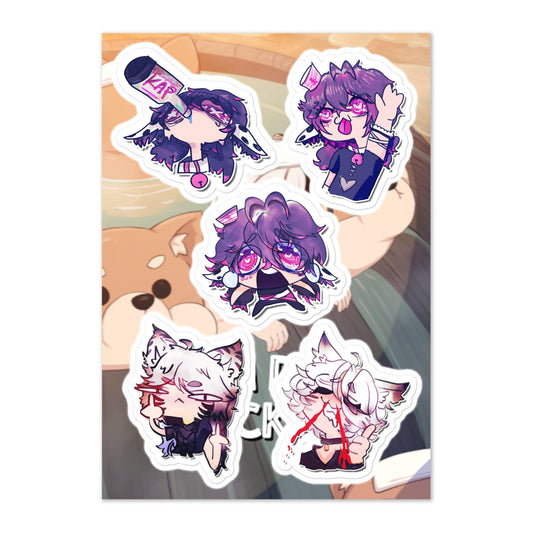 'Chaotic Bundle' Sticker sheet - DippinDotty