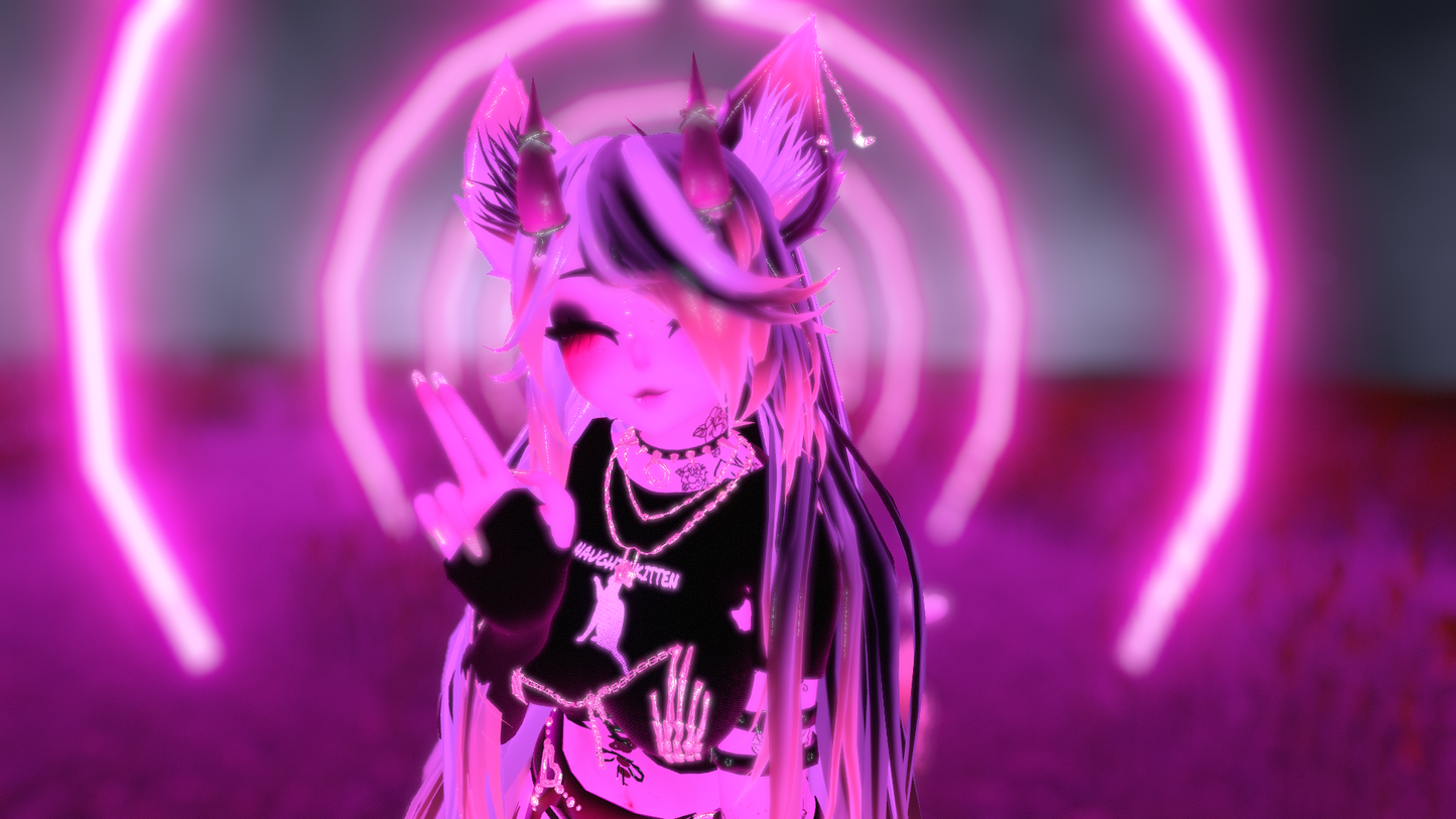 ╭┈ヾNaughty, The Discord Kitten 🥵 🐾| Personal License Only | PC + QUEST - DippinDotty