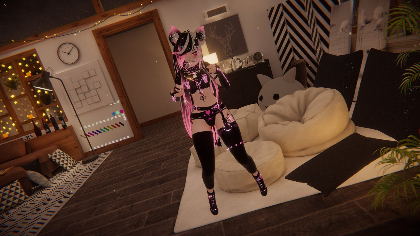 ╭┈ヾNaughty, The Discord Kitten 🥵 🐾| Personal License Only | PC + QUEST - DippinDotty