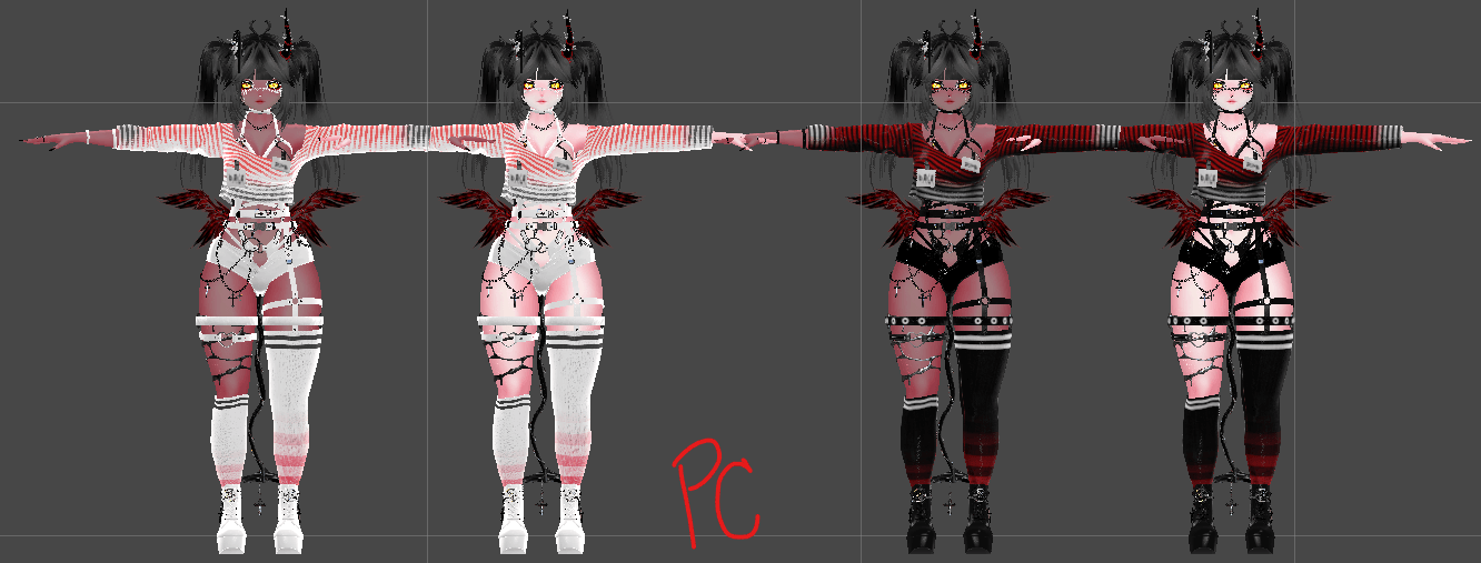 ╭┈ヾPrincesa Jigo, The Rock Star Demon 🤘👑 | GOGOLOCO | VRCFURY | SPS | PHYSBONES | Personal License Only | PC + QUEST - DippinDotty