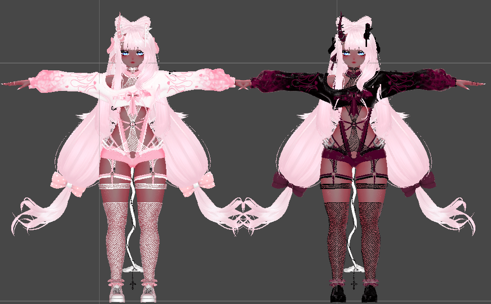 ╭┈ヾPrincesa Flora, The Pastel Demon🌸👑| Personal License Only | PC + QUEST - DippinDotty