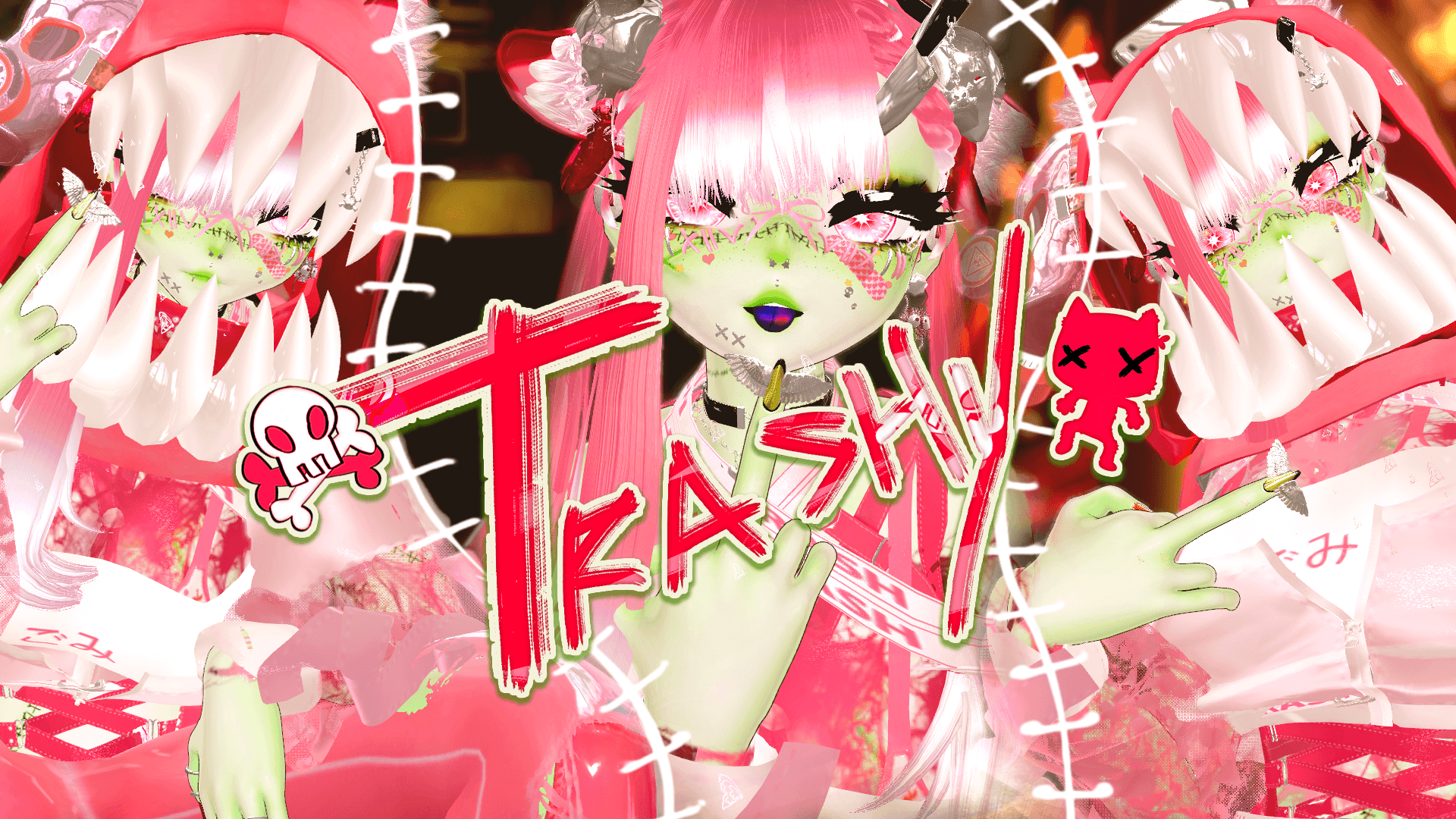 ╭┈ヾTrashy, The Zombie Racoon 🧟| Personal License Only | PC ONLY - DippinDotty