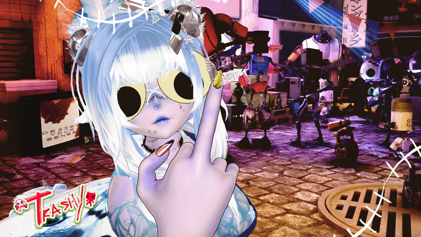 ╭┈ヾTrashy, The Zombie Racoon 🧟| Personal License Only | PC ONLY - DippinDotty