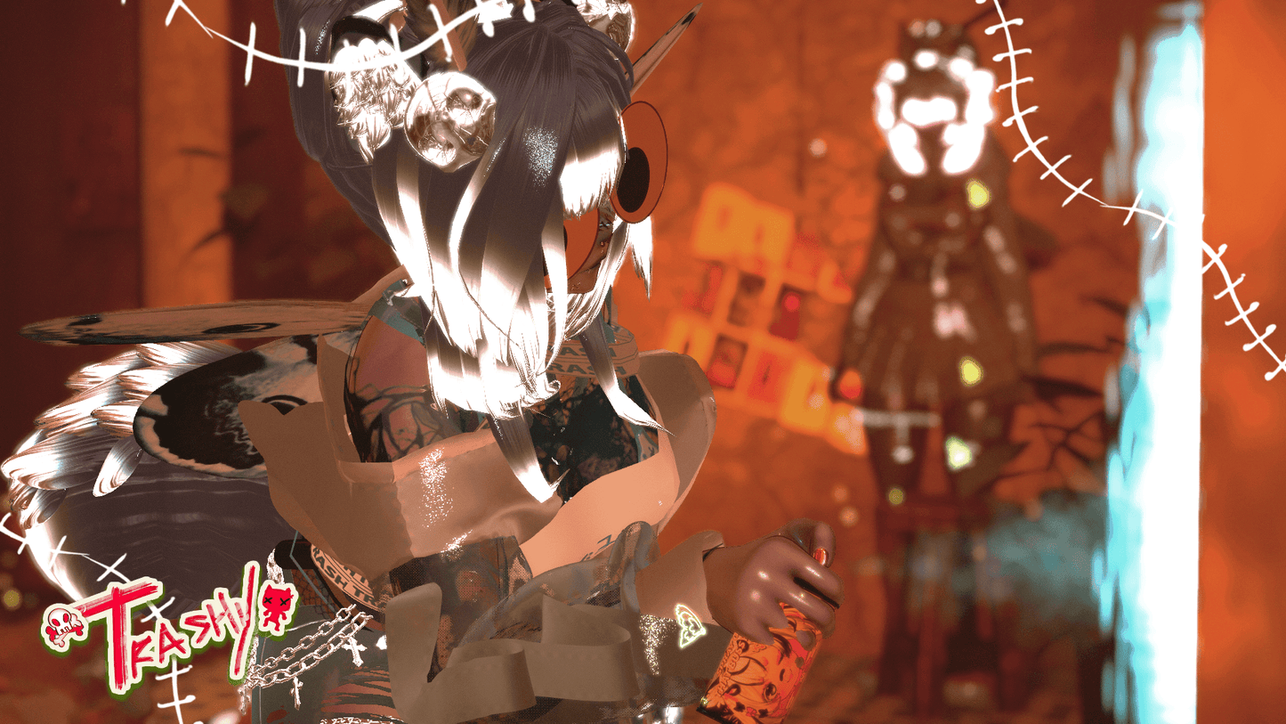 ╭┈ヾTrashy, The Zombie Racoon 🧟| Personal License Only | PC ONLY - DippinDotty