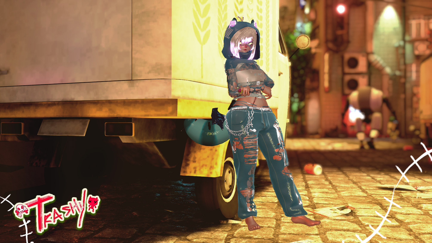 ╭┈ヾTrashy, The Zombie Racoon 🧟| Personal License Only | PC ONLY - DippinDotty