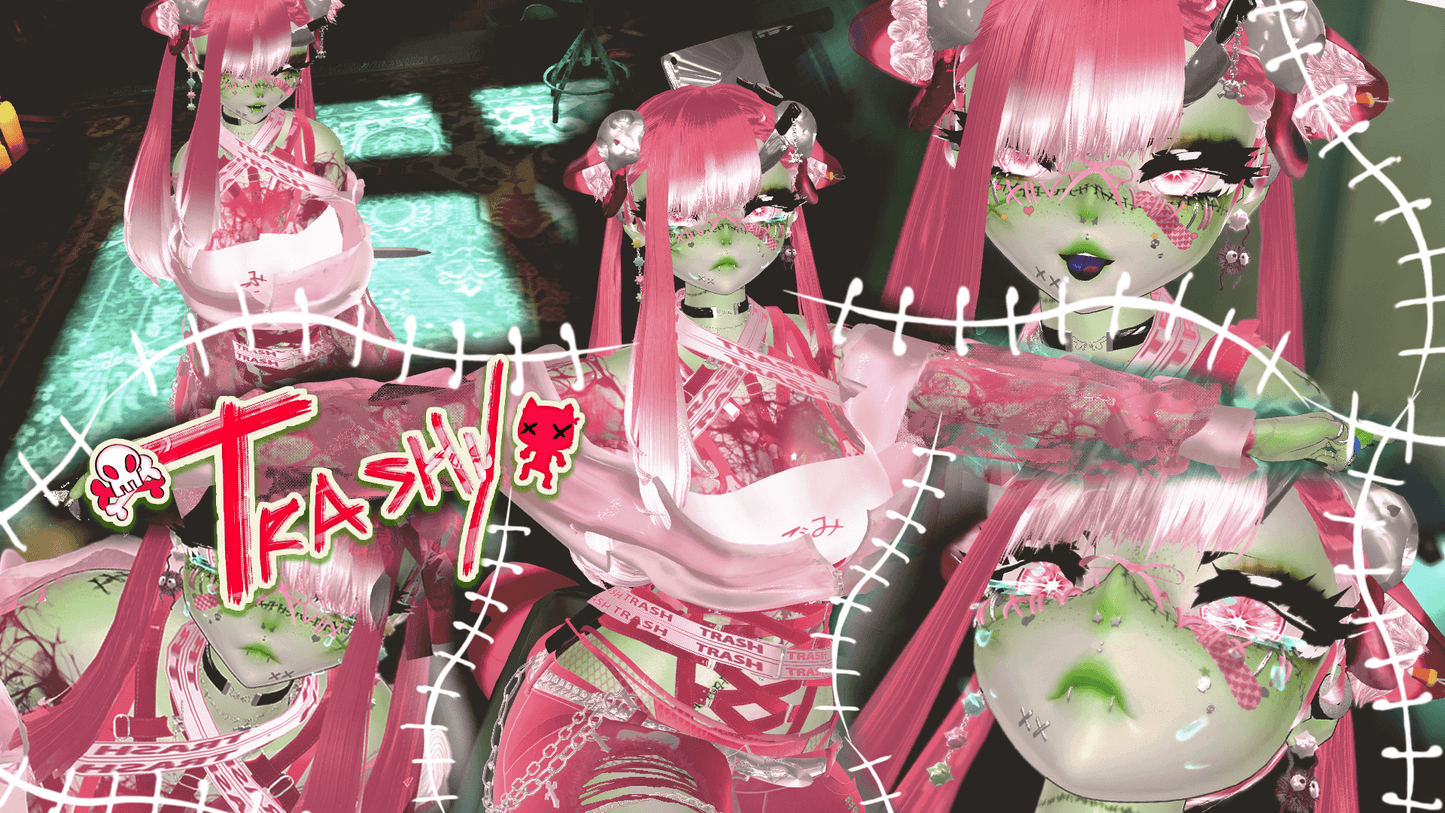 ╭┈ヾTrashy, The Zombie Racoon 🧟| Personal License Only | PC ONLY - DippinDotty