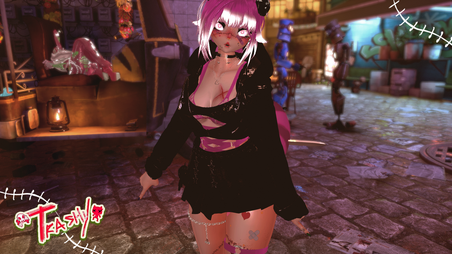 ╭┈ヾTrashy, The Zombie Racoon 🧟| Personal License Only | PC ONLY - DippinDotty