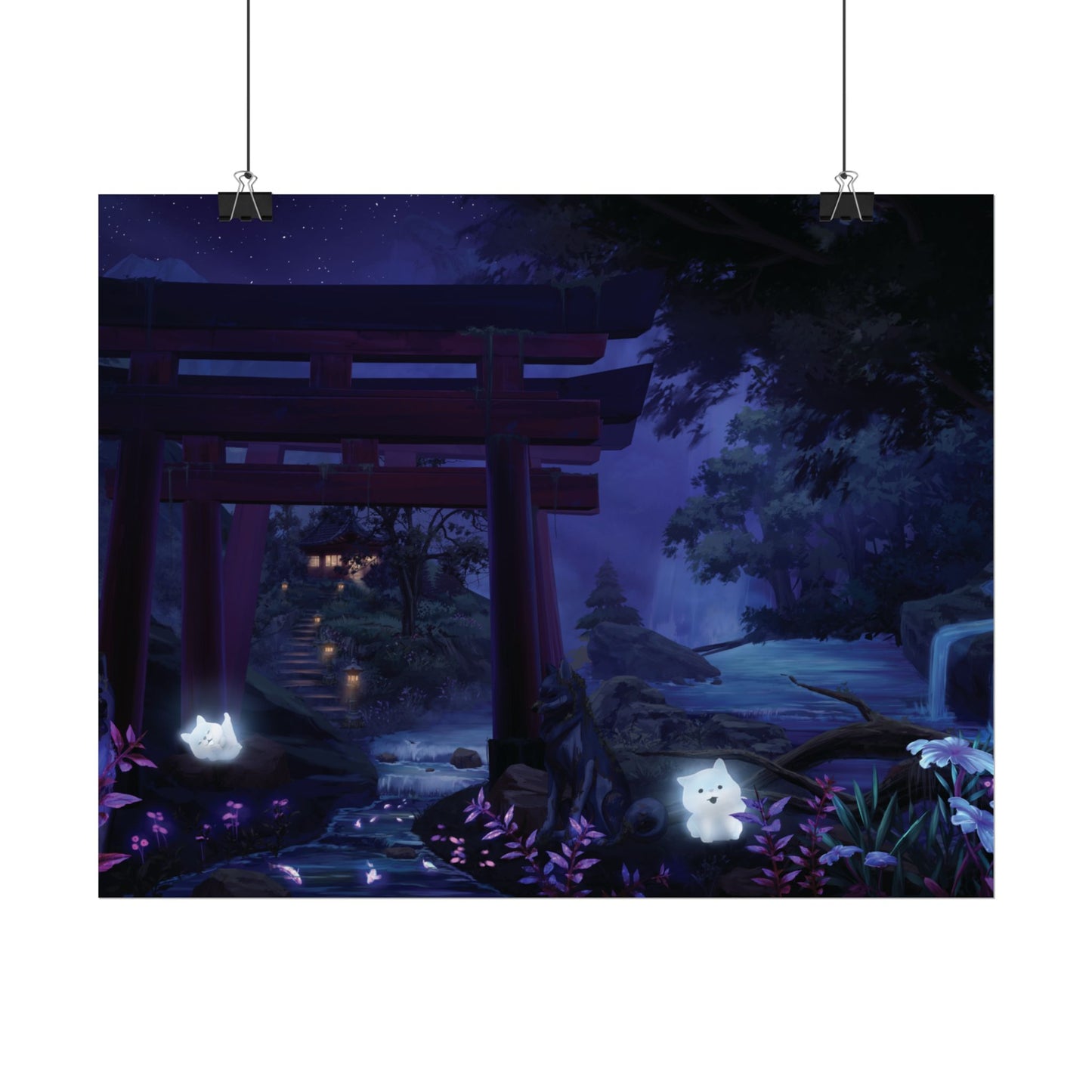 'Night Time Shrine' Posters