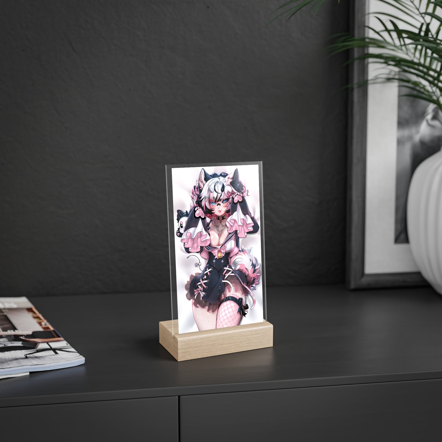 Laydown Dot Wooden Stand