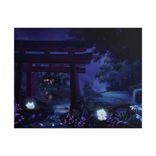 'Night Time Shrine' Posters