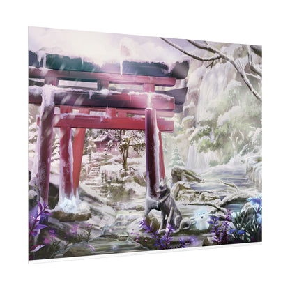 'Ghibli Snow Day' Posters