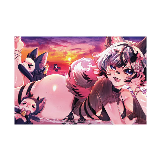 'Beach Day with the Shibs' | With Tail Poster