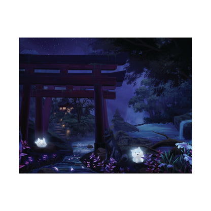 'Night Time Shrine' Posters