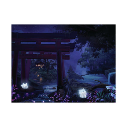'Night Time Shrine' Posters