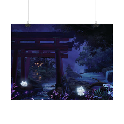 'Night Time Shrine' Posters