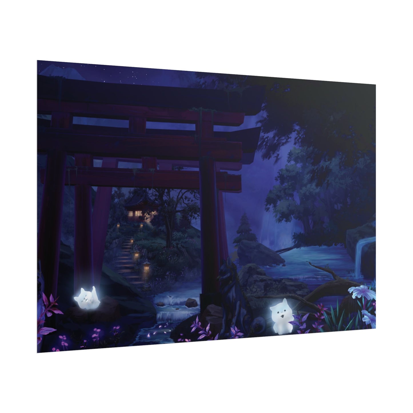 'Night Time Shrine' Posters