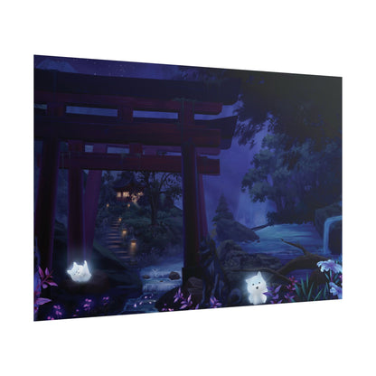 'Night Time Shrine' Posters