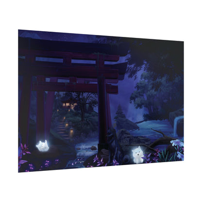 'Night Time Shrine' Posters