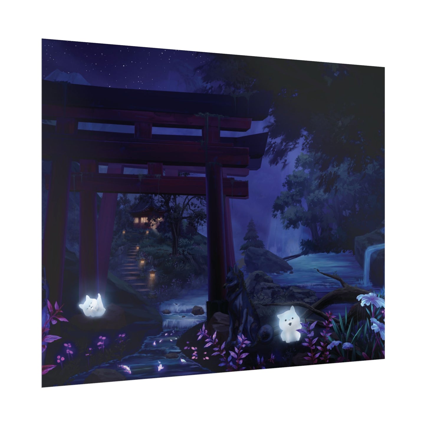 'Night Time Shrine' Posters